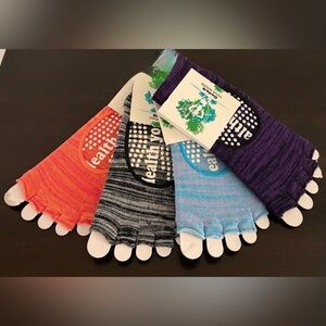 Cosfash Healthy Yoga Grippy Toeless Yoga Socks Set | Bundle